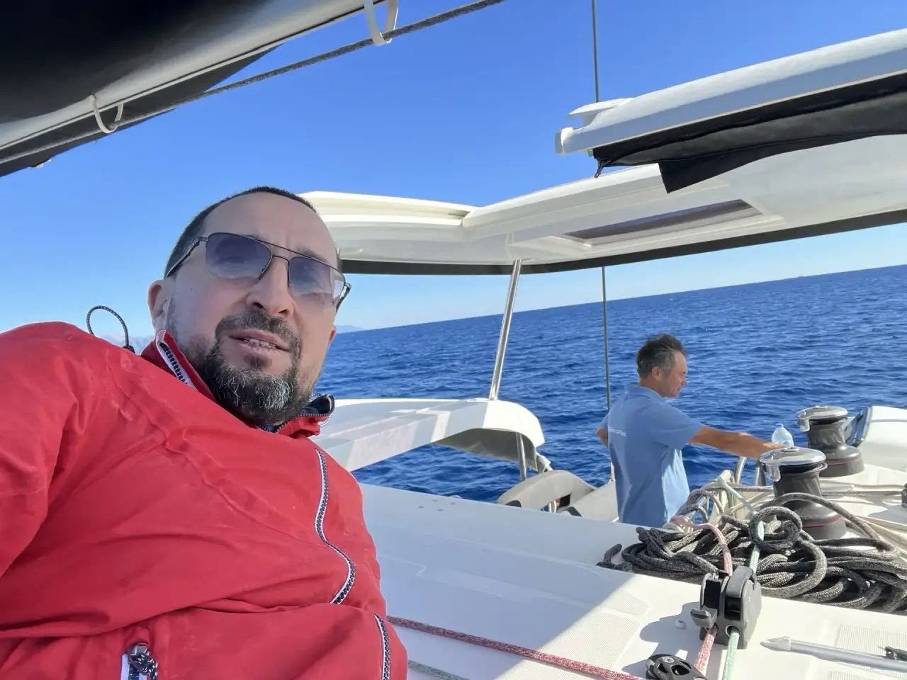 Михаил на переходе